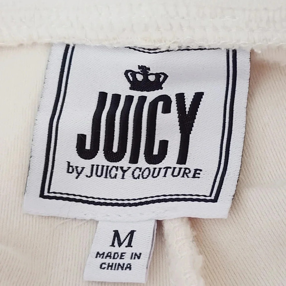 Juicey Couture Ivory Velvet  Loungewear Athleisure Soft Girl - Picture 4 of 6